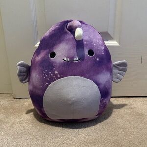 Squishmallows 11" Easton Purple Anglerfish Plush Toy
